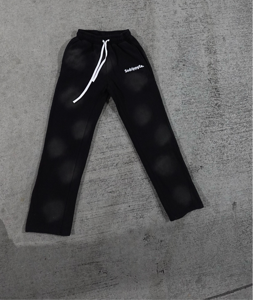 ACID BLACK SWEATPANTS