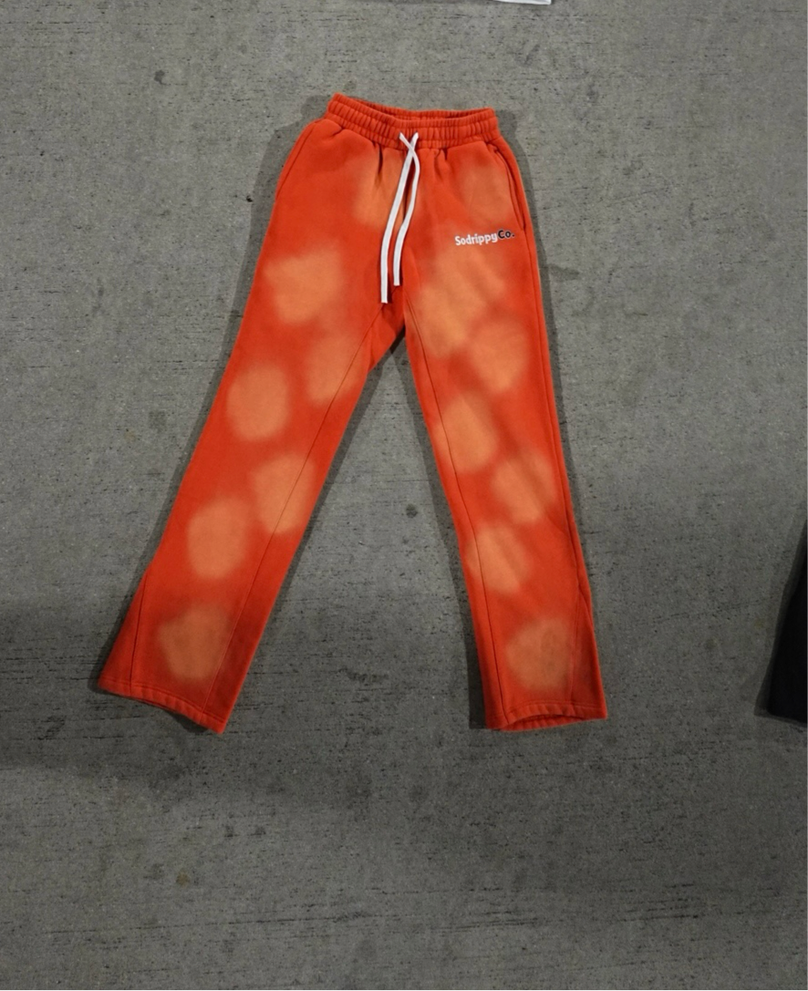 ACID ORANGE SWEATPANTS